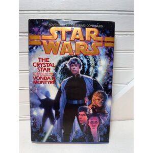 Vintage Star Wars book The Crystal Star hardcover copy Retro Fantasy Sci-fi 90s